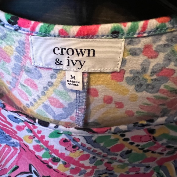 Crown & Ivy Lilly like sleeveless dress girls medium EUC - Picture 3 of 6